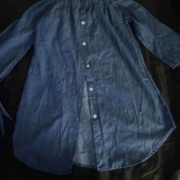 button up jean dress - Picture 2 of 2